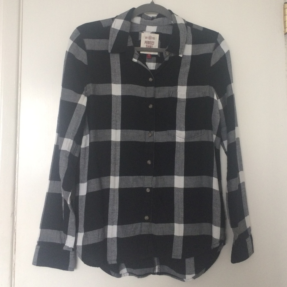 Plaid flannel shirt